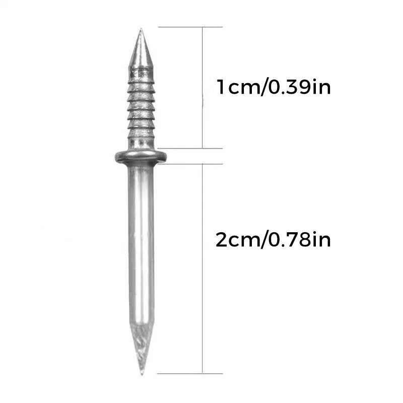 Double Head Skirting Thread Seamless Nail
