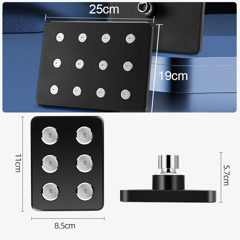 360 Adjustable Square Shower