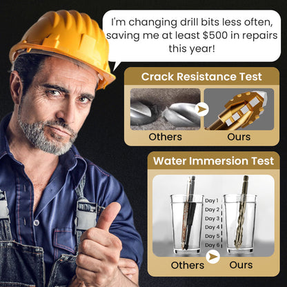 High Strength 4 Flute Serrated Eccentric Drill Bit Kit