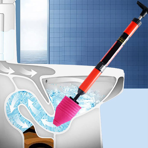 High Pressure Toilet Unblock One Shot Toilet Pipe Plunger, Upgraded Toilet Plunger Kit High Pressure Air Drain Clog Remover Plumbing Tool For Sink Bathroom Bathtub Clogged Pipe