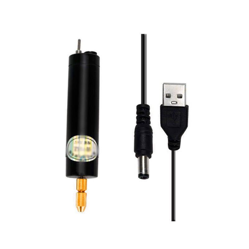 Diy Small Electric Drill Usb Multifunction Machine