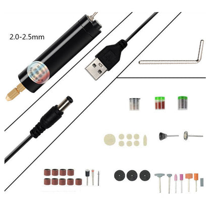 Diy Small Electric Drill Usb Multifunction Machine