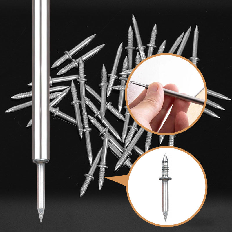 Double Head Skirting Thread Seamless Nail