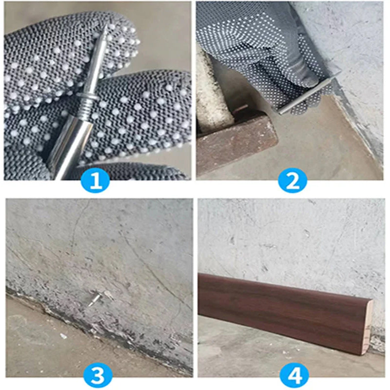 Double Head Skirting Thread Seamless Nail