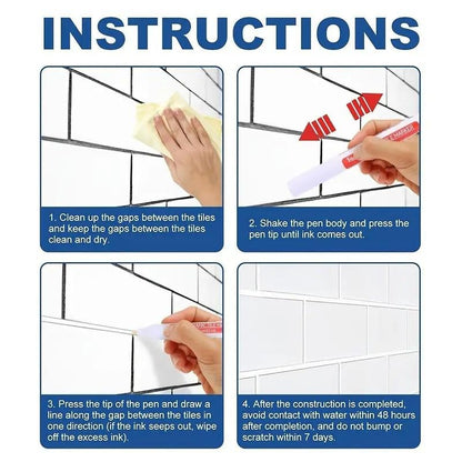 Anti Mould & Waterproof Joint Pen For Ceramic Tiles