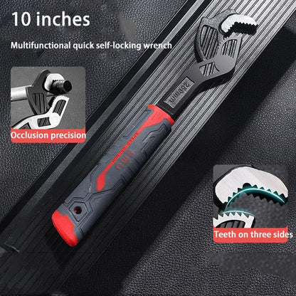 Industrial Grade Multifunctional Self Locking Pipe Wrench Tool