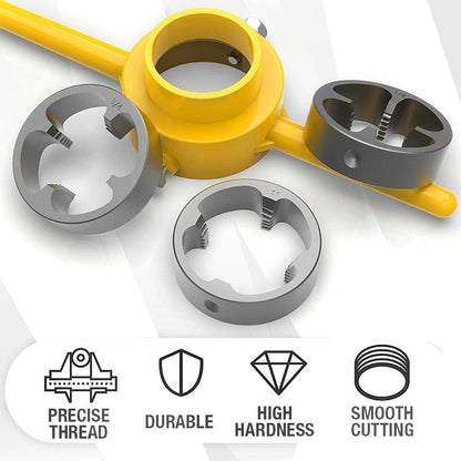 2Pcs Plastic Pipe Thread Die Kit