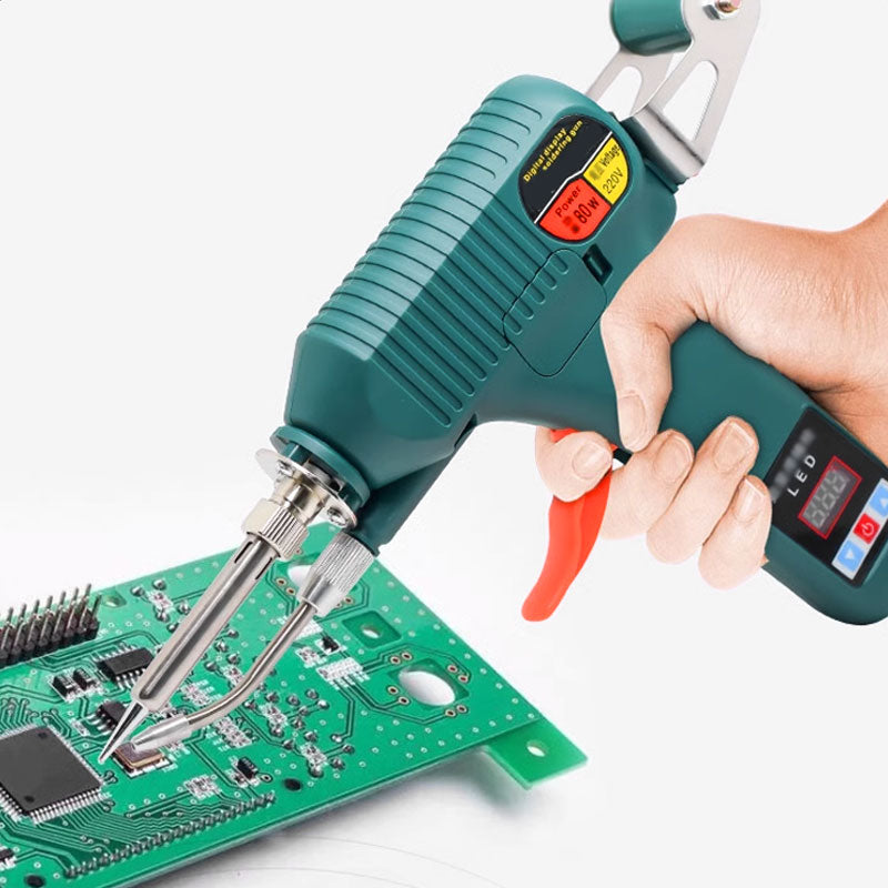 Digital Display Soldering Iron Auto Feed Tin Wire