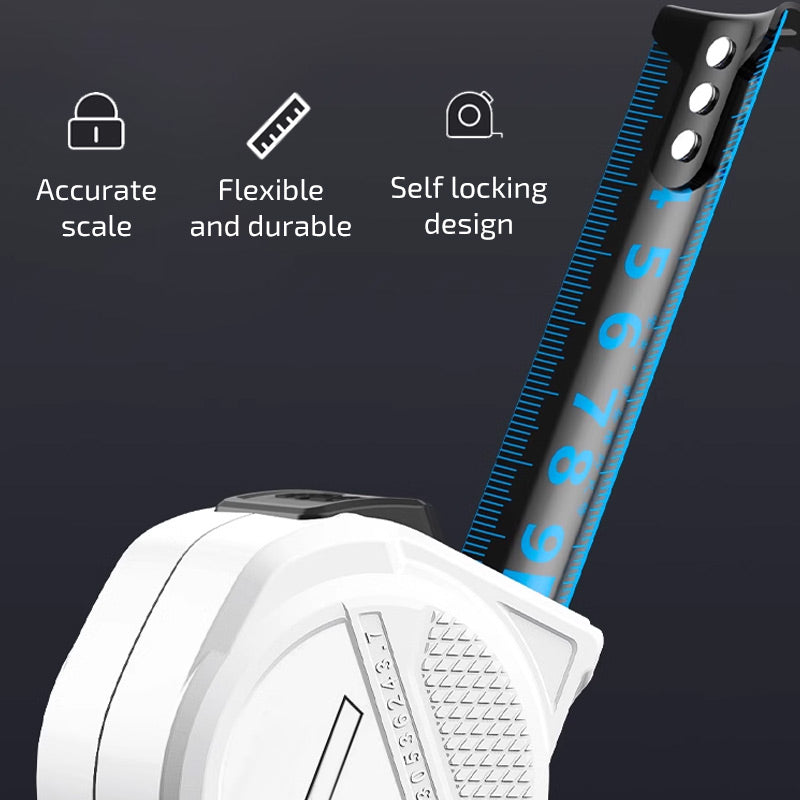 High Precision Tape Measure With Self Locking Design