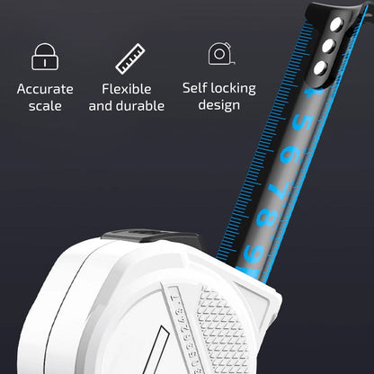 High Precision Tape Measure With Self Locking Design