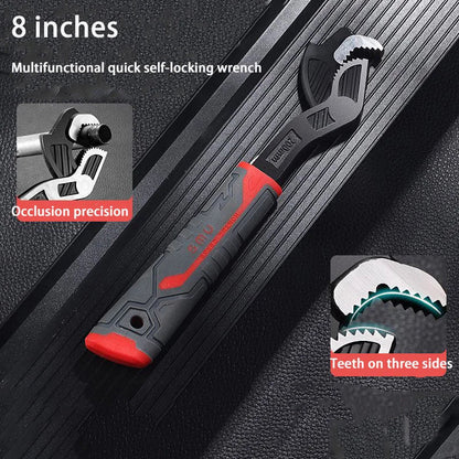 Industrial Grade Multifunctional Self Locking Pipe Wrench Tool