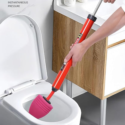 High Pressure Toilet Unblock One Shot Toilet Pipe Plunger, Upgraded Toilet Plunger Kit High Pressure Air Drain Clog Remover Plumbing Tool For Sink Bathroom Bathtub Clogged Pipe