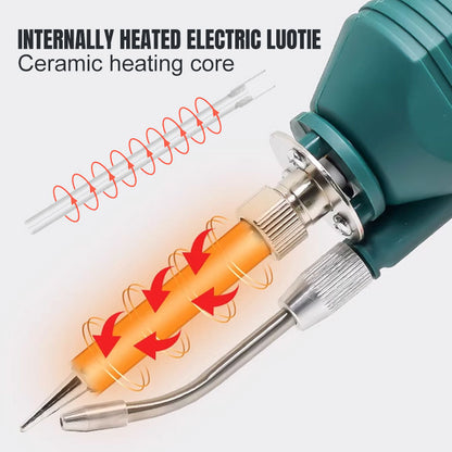 Digital Display Soldering Iron Auto Feed Tin Wire