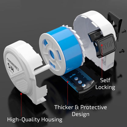 High Precision Tape Measure With Self Locking Design