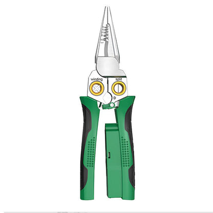 8 In 1 Multi Functional Wire Stripper Scissors With Electrical Test