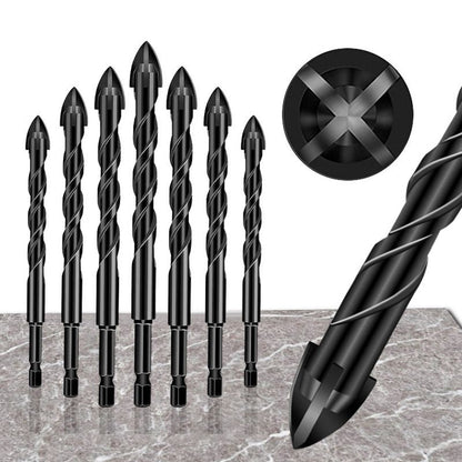 4 Edge Cross Drill Bit Set