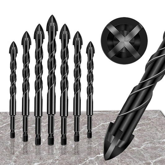 4 Edge Cross Drill Bit Set