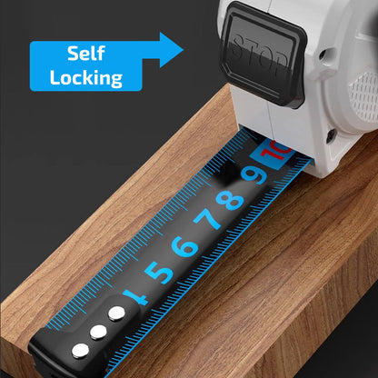 High Precision Tape Measure With Self Locking Design