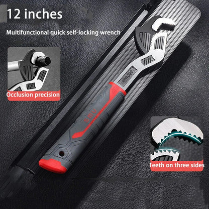 Industrial Grade Multifunctional Self Locking Pipe Wrench Tool