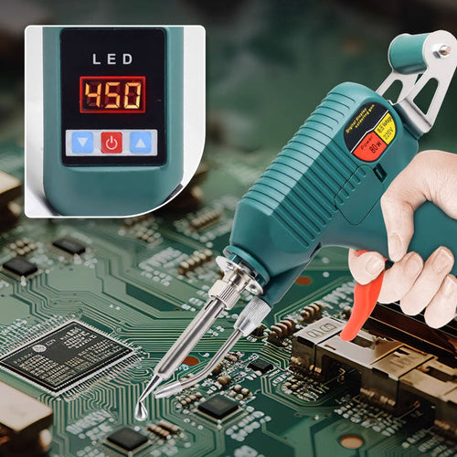 Digital Display Soldering Iron Auto Feed Tin Wire
