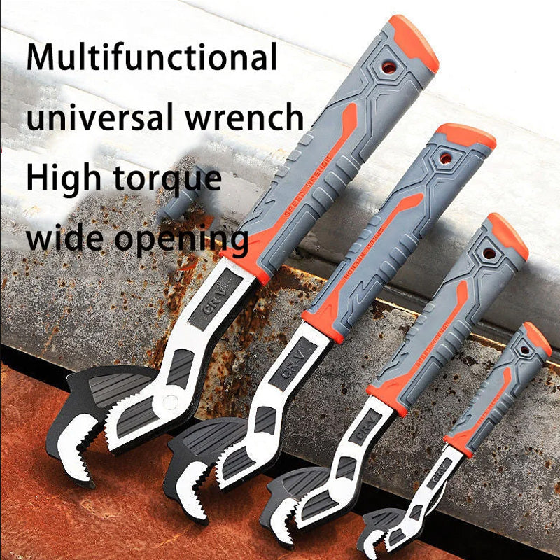 Industrial Grade Multifunctional Self Locking Pipe Wrench Tool