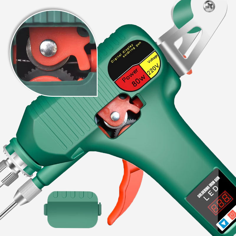 Digital Display Soldering Iron Auto Feed Tin Wire