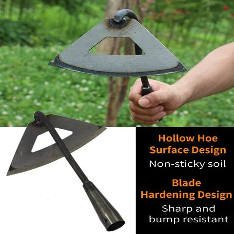 All Steel Hardened Hollow Hoe