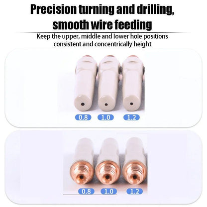 Welding Gun Nozzle With Non Stick Coating For Slag Protection