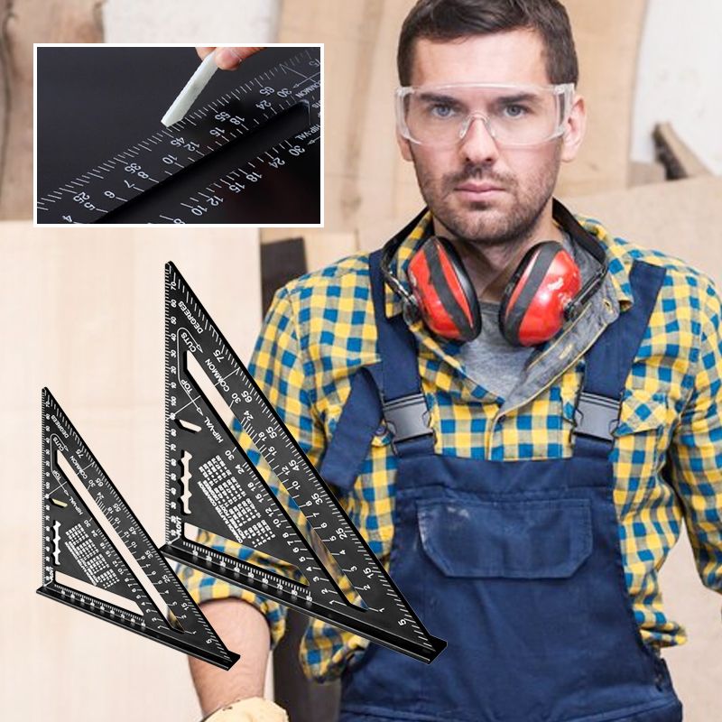 Woodworking Triangle Ruler 7 12 Inch