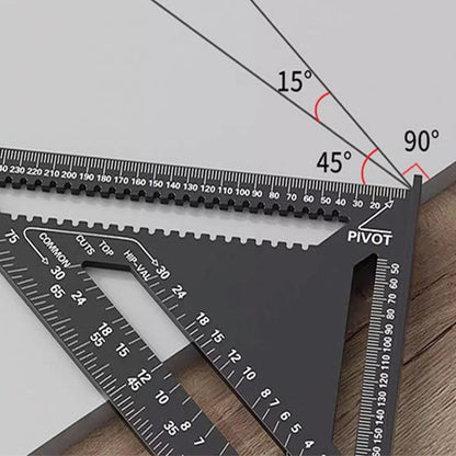 Woodworking Triangle Ruler 7 12 Inch