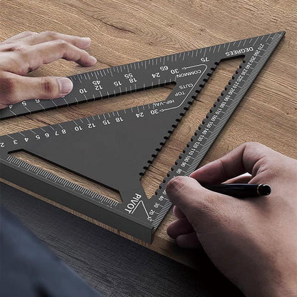 Woodworking Triangle Ruler 7 12 Inch