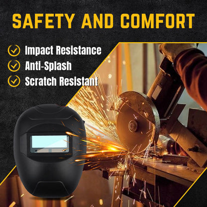 Lightweight Durable 2 In 1 Welding Mask & Safety Glasses