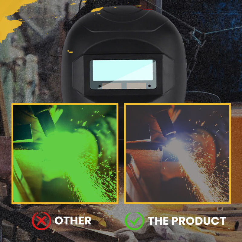 Lightweight Durable 2 In 1 Welding Mask & Safety Glasses