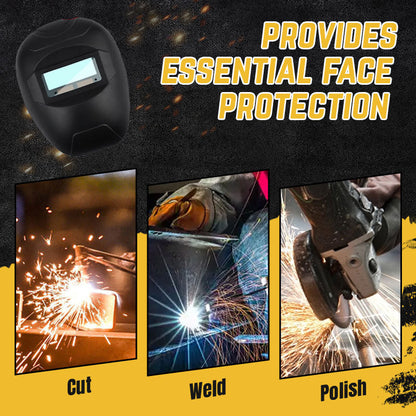 Lightweight Durable 2 In 1 Welding Mask & Safety Glasses