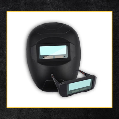 Lightweight Durable 2 In 1 Welding Mask & Safety Glasses