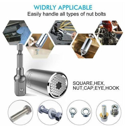 Honeycomb Universal Wrench Socket Set
