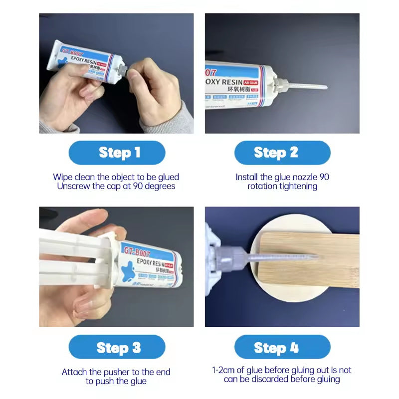 Aesthetics And Environmental Friendliness Clear Epoxy Resin Ab Glue