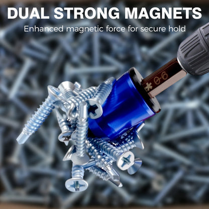 3 In 1 Magnetic Screwdriver Ring Quick Bit Swap, Secure Hold & Portable