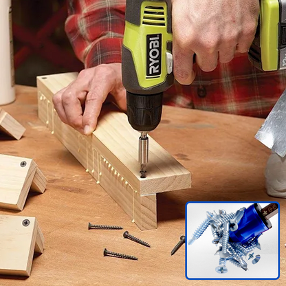 3 In 1 Magnetic Screwdriver Ring Quick Bit Swap, Secure Hold & Portable