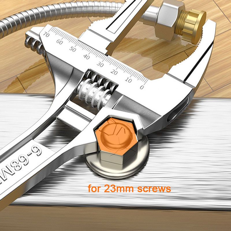Reversible Sink Wrench With 6 68Mm Jaw Opening