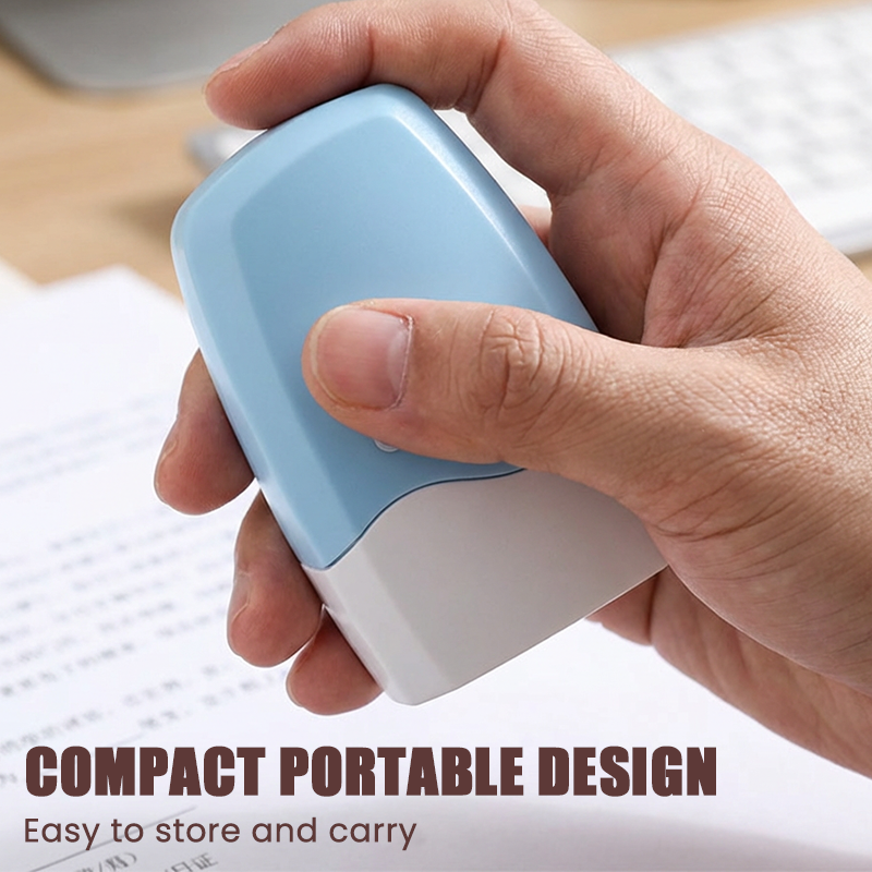 Privacy Roller Stamp Hide Personal Info Instantly. No Shredding Needed. Refillable & Portable