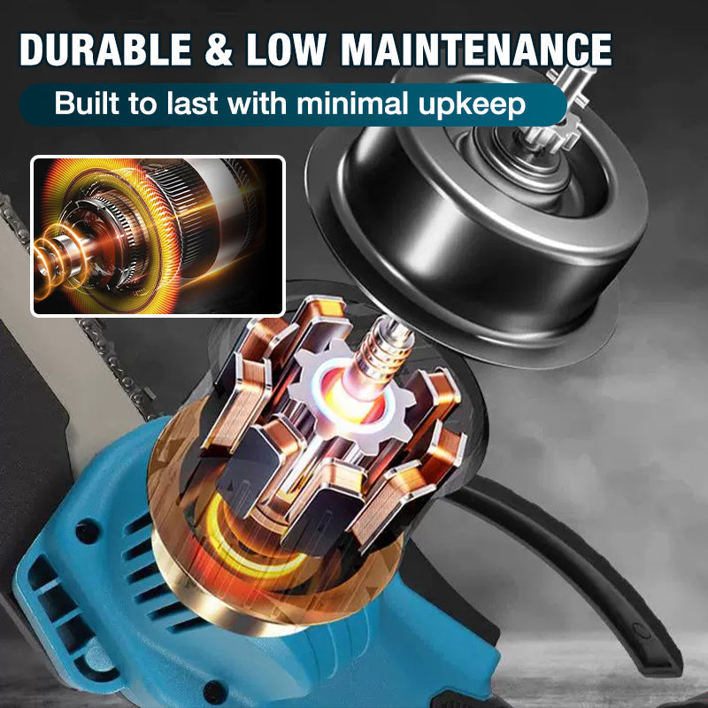 6 Inch Cordless Mini Chainsaw With 2 Batteries