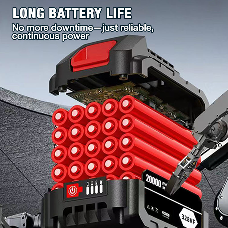 6 Inch Cordless Mini Chainsaw With 2 Batteries