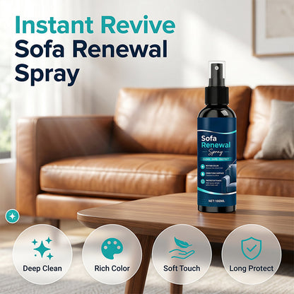 Sofa Renewal Spray Deep Conditions & Softens, Prevents Cracks. Creates Invisible Shield Against Spills & Stains