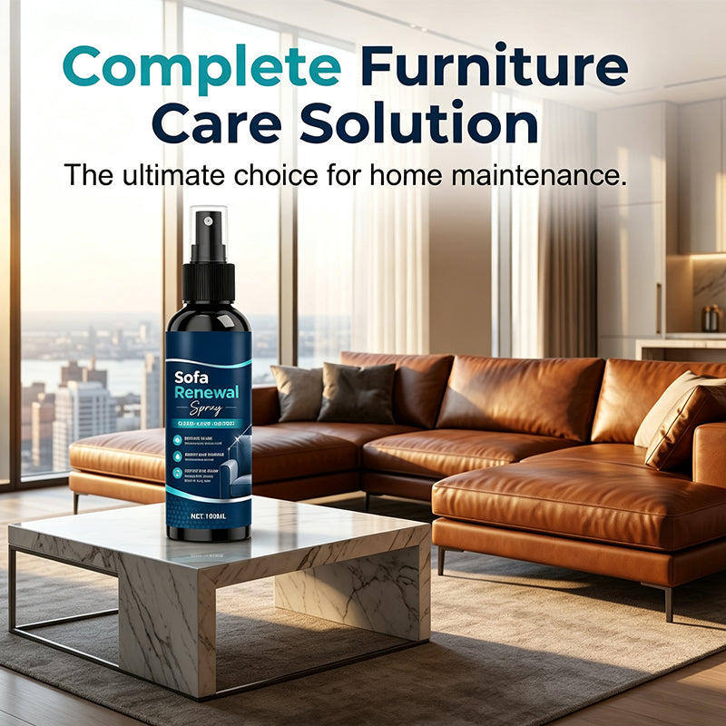 Sofa Renewal Spray Deep Conditions & Softens, Prevents Cracks. Creates Invisible Shield Against Spills & Stains