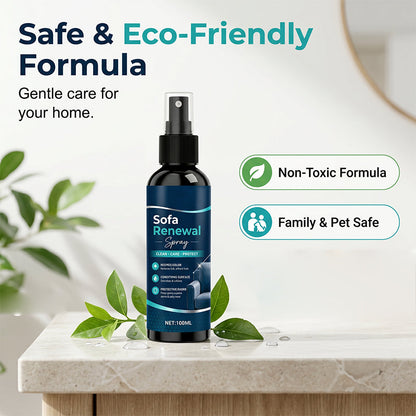 Sofa Renewal Spray Deep Conditions & Softens, Prevents Cracks. Creates Invisible Shield Against Spills & Stains