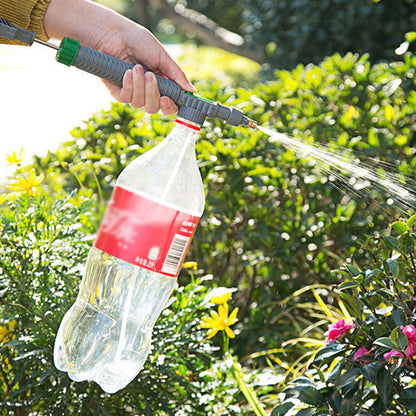 Now Manual Drink Bottle Sprayer With Adjustable Nozzleportable Diy Garden Spray Tool, Fits Standard Plastic Bottles For Plant Watering, Fertilizing & Pest Control