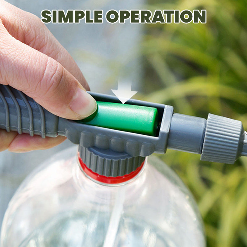 Now Manual Drink Bottle Sprayer With Adjustable Nozzleportable Diy Garden Spray Tool, Fits Standard Plastic Bottles For Plant Watering, Fertilizing & Pest Control