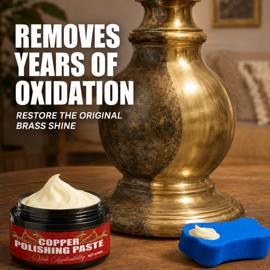 Copper Brass Polish Paste With Sponge