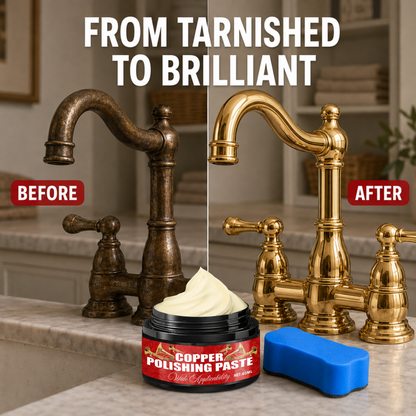 Copper Brass Polish Paste With Sponge
